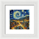 Switch Starry Night City Lights - Framed Print 3 image