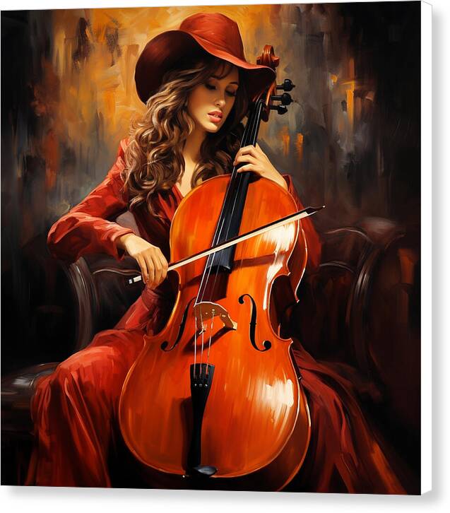 Stetson and Strings - Canvas Print