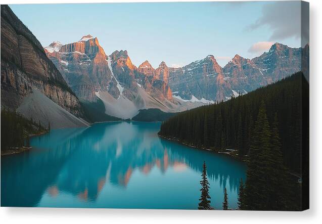 Still Waters, Silent Heights - Canvas Print