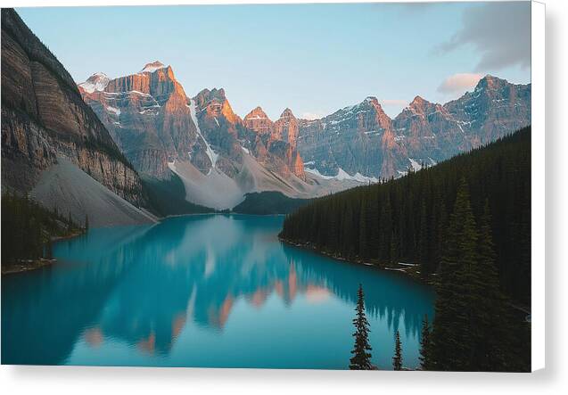 Still Waters, Silent Heights - Canvas Print