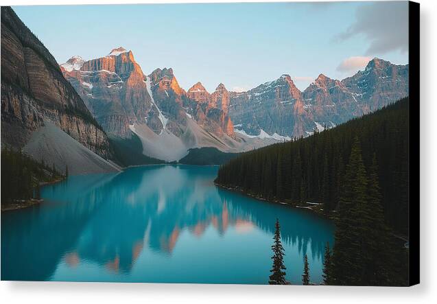 Still Waters, Silent Heights - Canvas Print