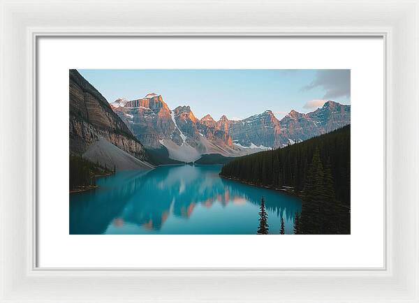 Still Waters, Silent Heights - Framed Print