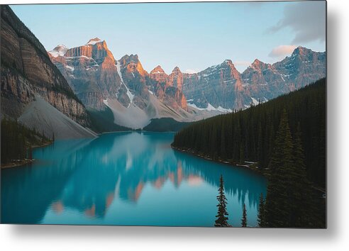 Still Waters, Silent Heights - Metal Print