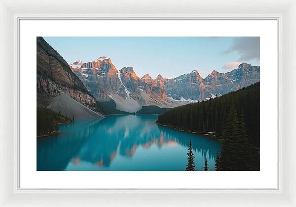 Still Waters, Silent Heights - Framed Print