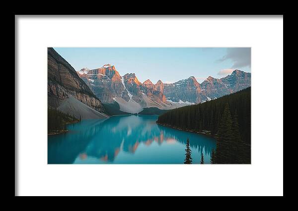 Still Waters, Silent Heights - Framed Print