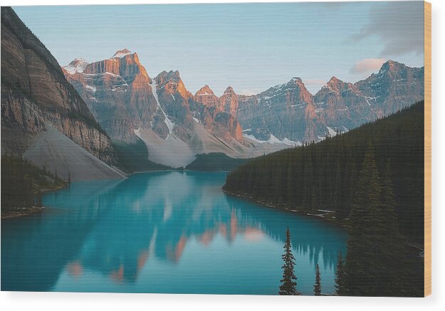 Still Waters, Silent Heights - Wood Print