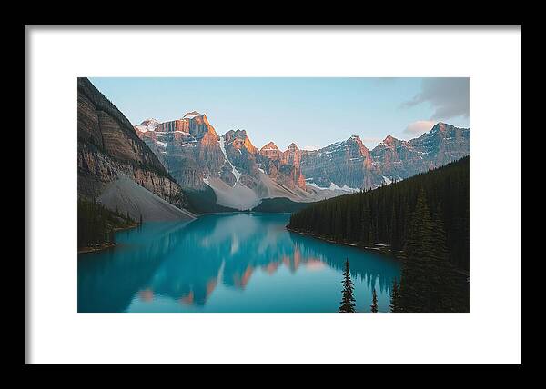 Still Waters, Silent Heights - Framed Print