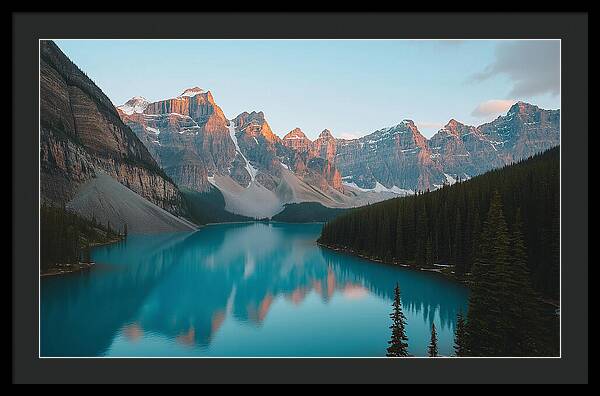 Still Waters, Silent Heights - Framed Print