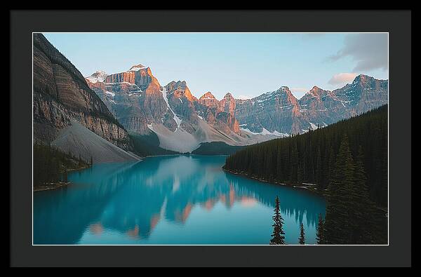 Still Waters, Silent Heights - Framed Print