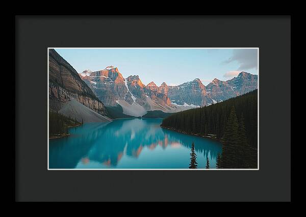 Still Waters, Silent Heights - Framed Print