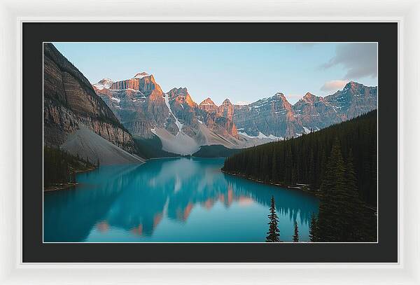 Still Waters, Silent Heights - Framed Print