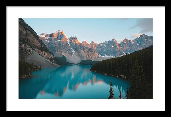 Still Waters, Silent Heights - Framed Print