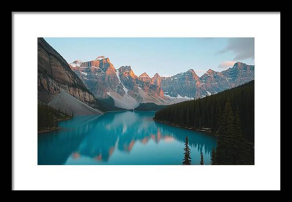 Still Waters, Silent Heights - Framed Print