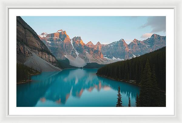 Still Waters, Silent Heights - Framed Print