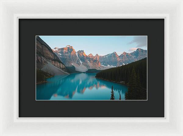 Still Waters, Silent Heights - Framed Print