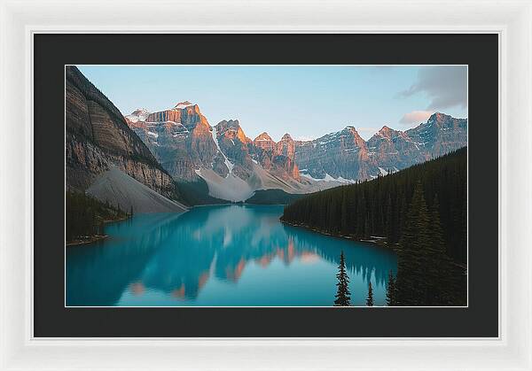 Still Waters, Silent Heights - Framed Print