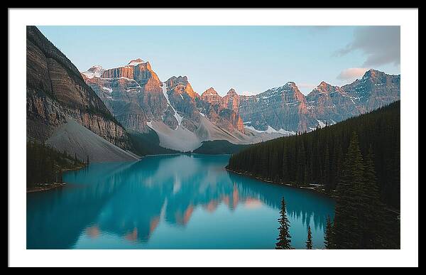 Still Waters, Silent Heights - Framed Print