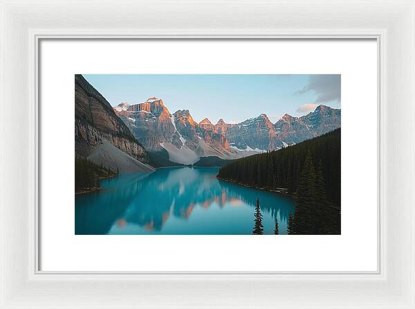 Still Waters, Silent Heights - Framed Print