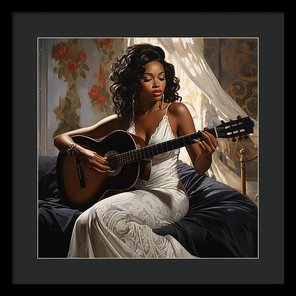 Stringed Grace - Framed Print