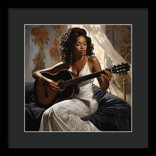 Stringed Grace - Framed Print