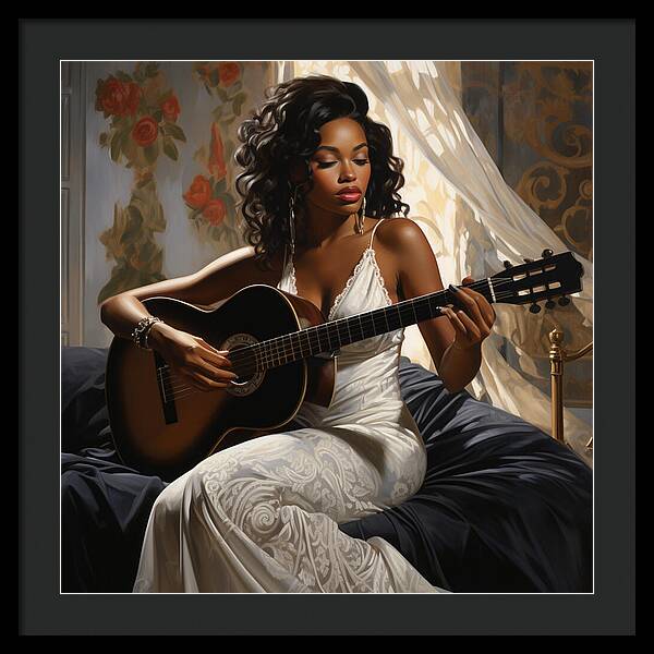 Stringed Grace - Framed Print