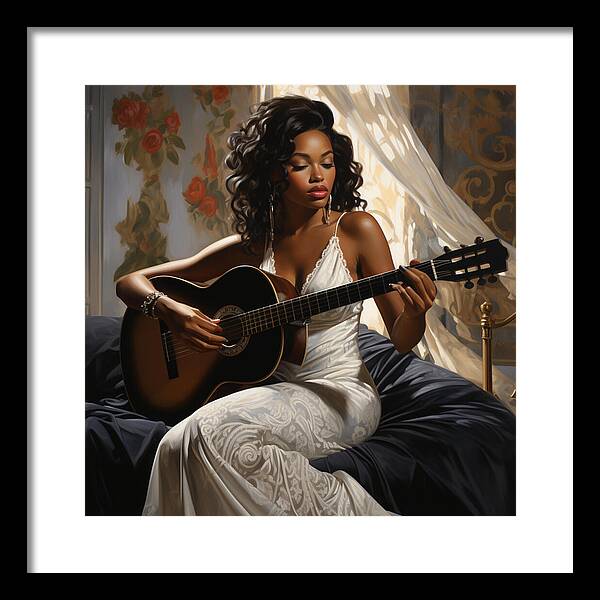 Stringed Grace - Framed Print