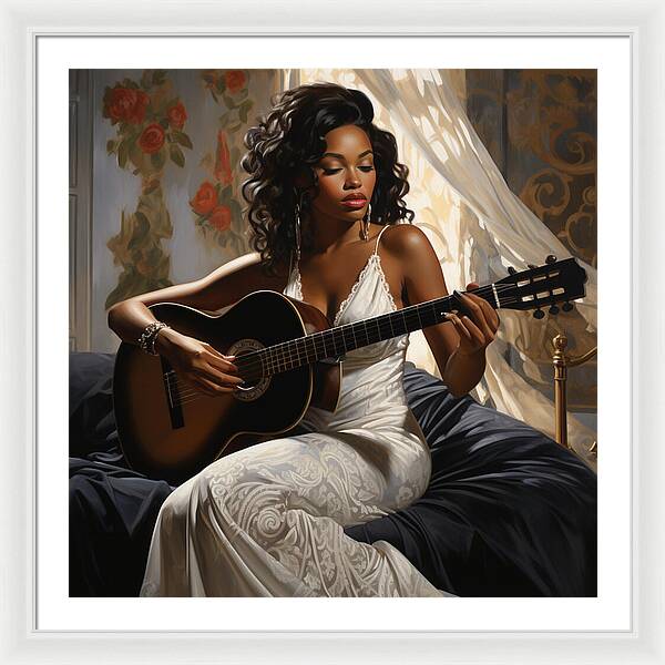 Stringed Grace - Framed Print