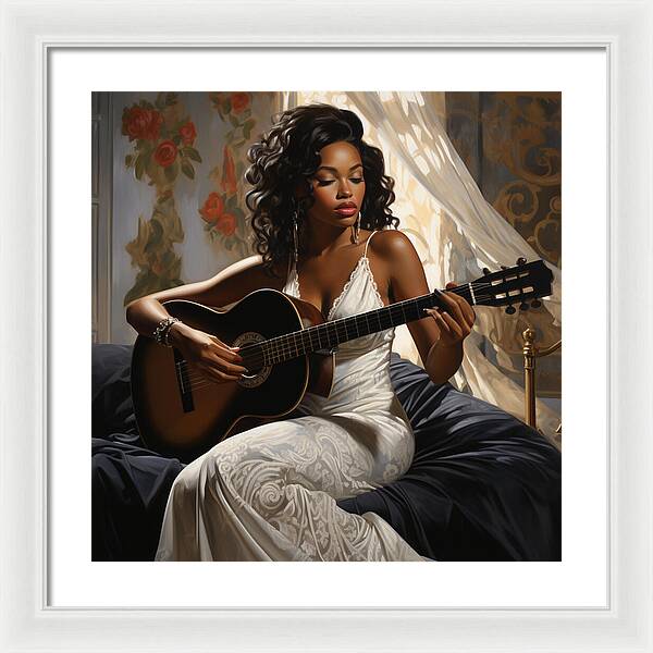 Stringed Grace - Framed Print