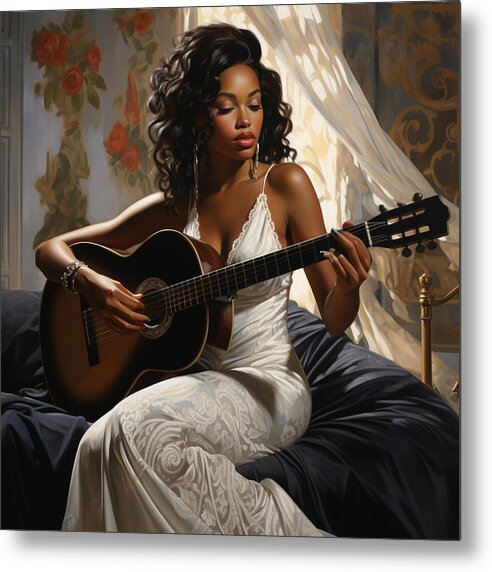 Stringed Grace - Metal Print