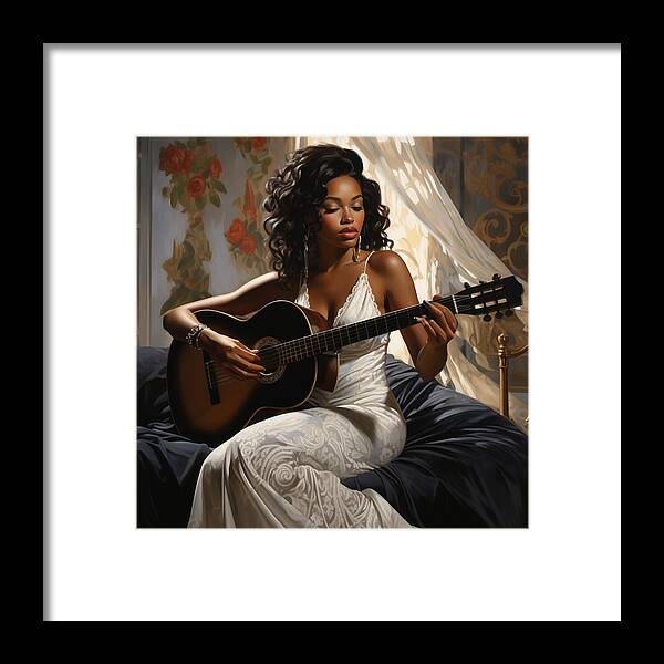 Stringed Grace - Framed Print