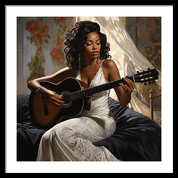 Stringed Grace - Framed Print