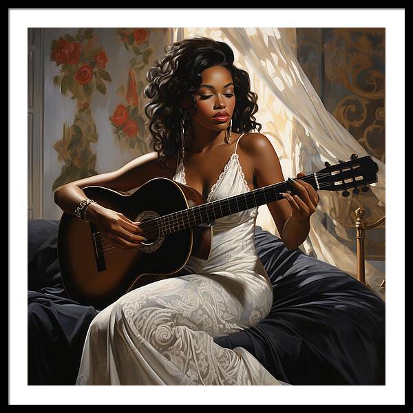 Stringed Grace - Framed Print