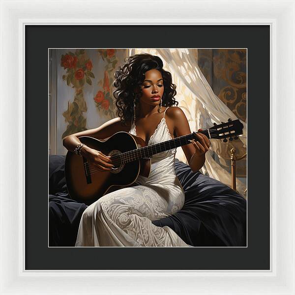 Stringed Grace - Framed Print