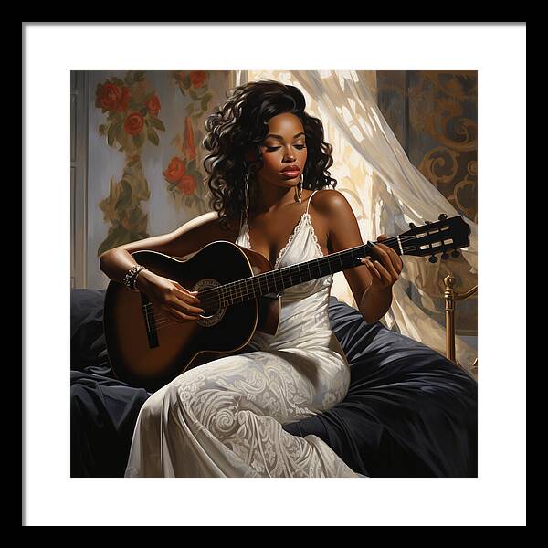 Stringed Grace - Framed Print