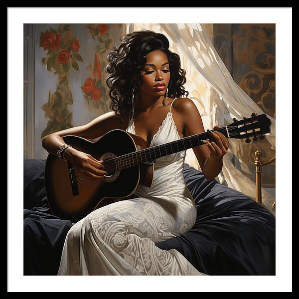 Stringed Grace - Framed Print