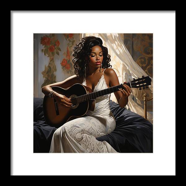 Stringed Grace - Framed Print