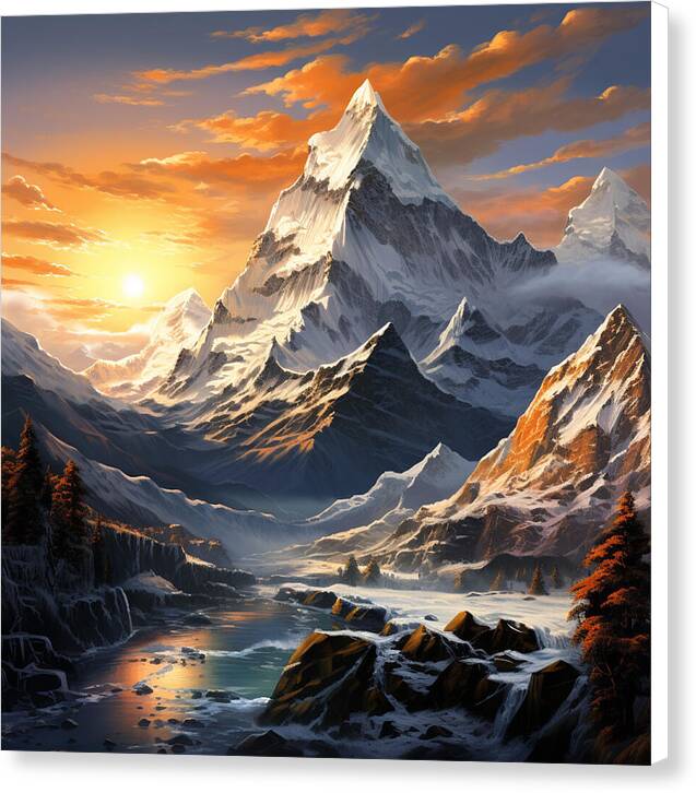 Summit Glory - Canvas Print