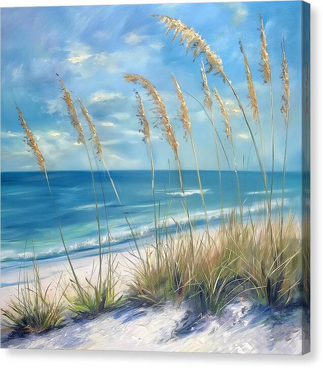 Sunlit Sandscape - Canvas Print