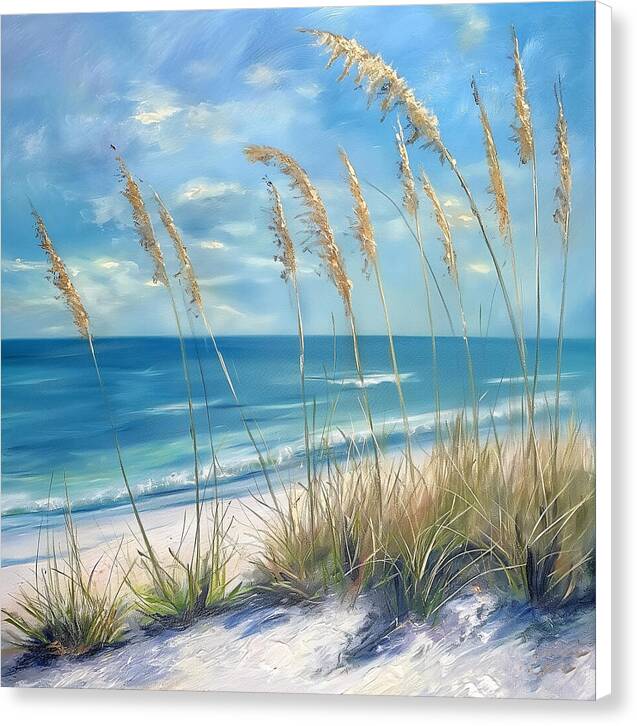 Sunlit Sandscape - Canvas Print