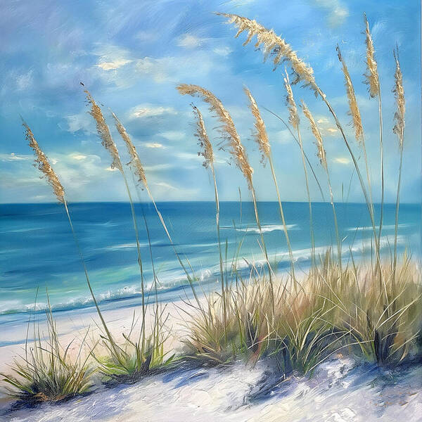 Sunlit Sandscape - Art Print