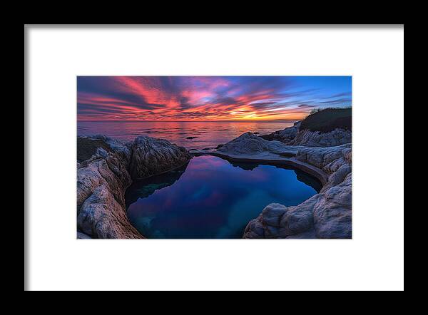 Sunset Reflections - Framed Print