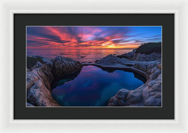 Sunset Reflections - Framed Print