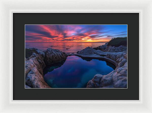 Sunset Reflections - Framed Print