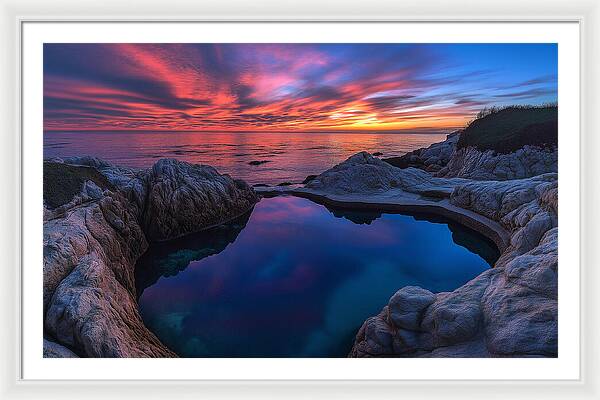 Sunset Reflections - Framed Print