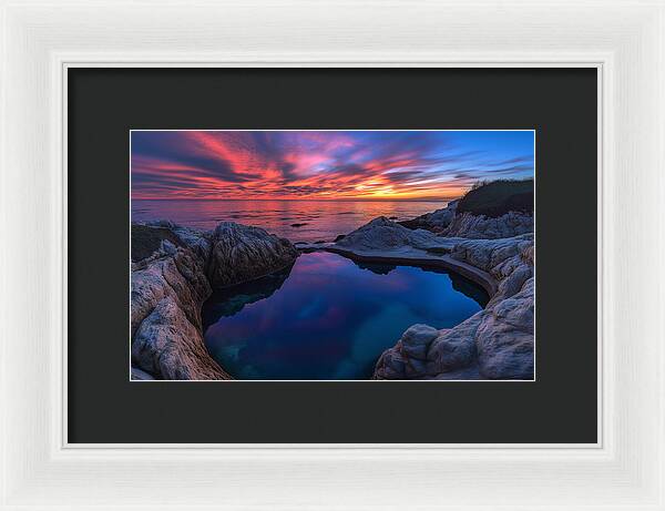 Sunset Reflections - Framed Print