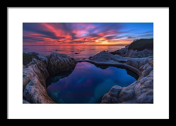 Sunset Reflections - Framed Print