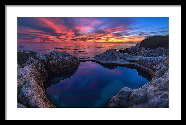 Sunset Reflections - Framed Print