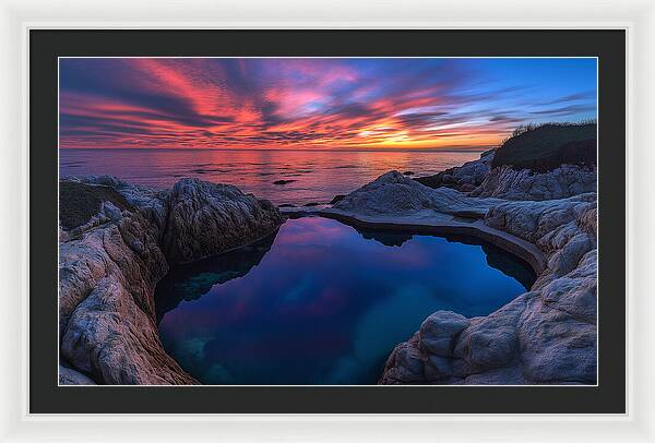 Sunset Reflections - Framed Print