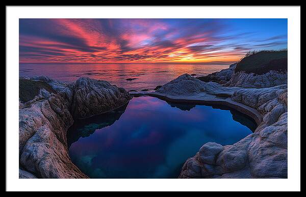 Sunset Reflections - Framed Print