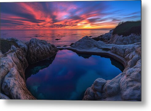 Sunset Reflections - Metal Print